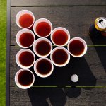 Ruhhy 21232 Sada na pivní hru Beer pong (pivní ping-ponk) 