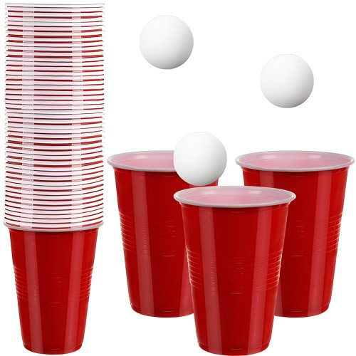 Ruhhy 21232 Sada na pivní hru Beer pong (pivní ping-ponk) 