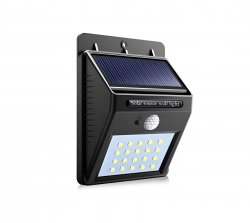 LEDLIGHT 0593 Solárne vonkajšie 30 LED SMD osvetlenie s pohybovým senzorom