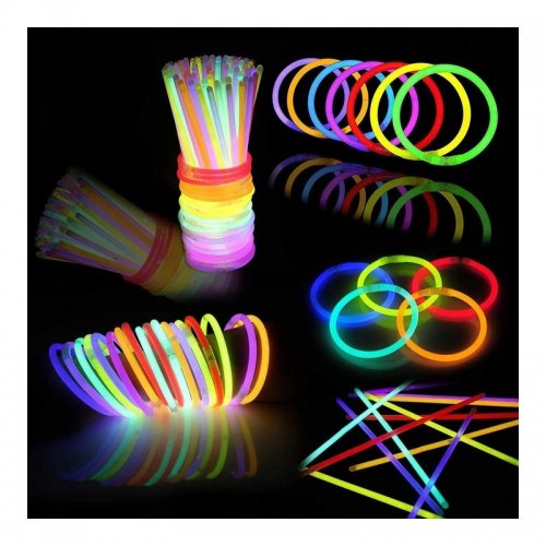 Pronett XJ4741 Svítící náramky Lightstick 100 ks barevné 