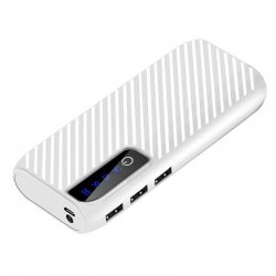 GGV 3053 Power Bank LCD USB svietidlo 50 000mAh / LED / 3x USB biela