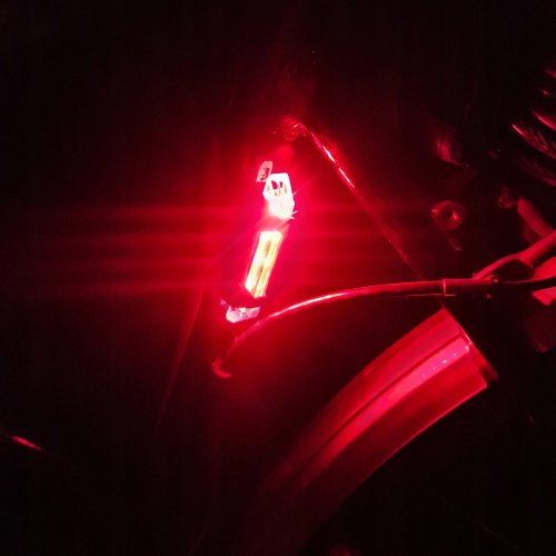 Verk 14403 Sada LED osvetlenia na bicykel, 4T6, AKU 2 ks