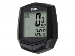 Verk 14397 Vodeodolný tachometer na bicykel IPX4 čierny