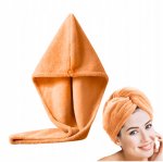 Verk 01625 Turban na vlasy z mikrovlákna oranžová