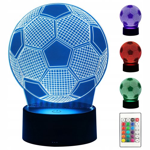 Verk 12296 LED lampa Fotbal s dálkovým ovládáním