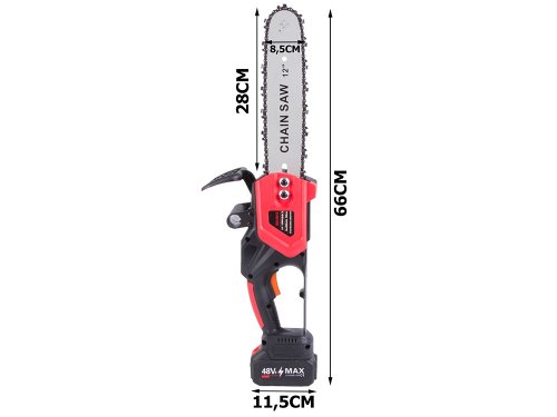 Verk 11378 Reťazová ručná píla 1200 W, 4200 ot./min, 30 cm, 1x AKU