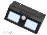 ISO 6683 Solární LED světlo s PIR čidlem pohybu 10W