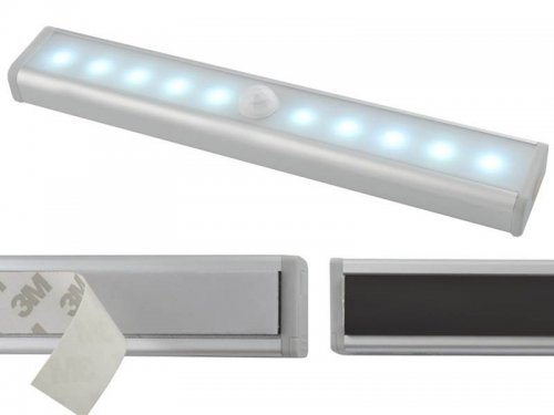 Verk 12281 LED osvětlení s pohybovým senzorem 10 LED, 4x AAA