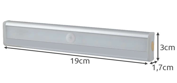 Verk 12281 LED osvětlení s pohybovým senzorem 10 LED, 4x AAA