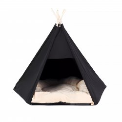 Verk 19377 Jaskynka teepee 55 x 65 x 55 cm čierna