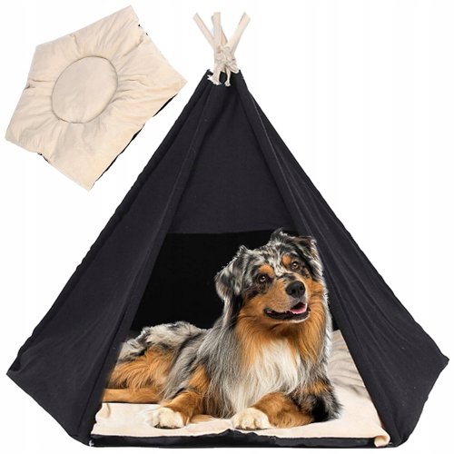 Verk 19377 Jaskynka teepee 55 x 65 x 55 cm čierna