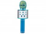 Verk 01377 Karaoke Bluetooth mikrofón, 1800mAh modrá