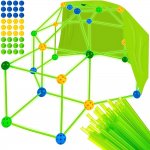 Kruzzel 22613 Detská stavebnica - Postav si svoju pevnosť fluorescenčnú 100 dielov