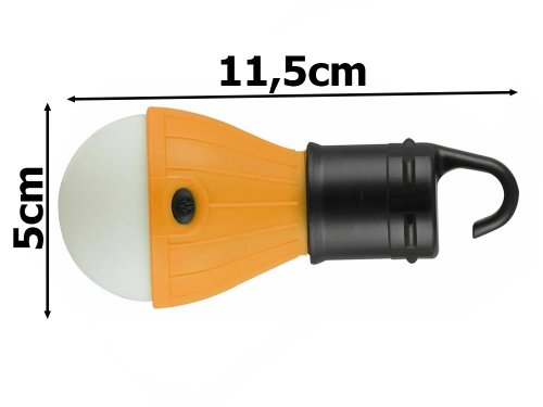 Verk 12283 Turistická LED žárovka červená