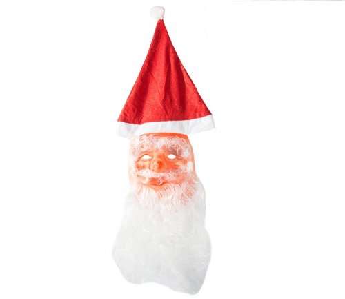 Verk 26077 Maska Santa Claus s čiapkou a fúzmi