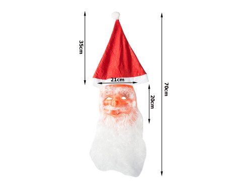 Verk 26077 Maska Santa Claus s čiapkou a fúzmi