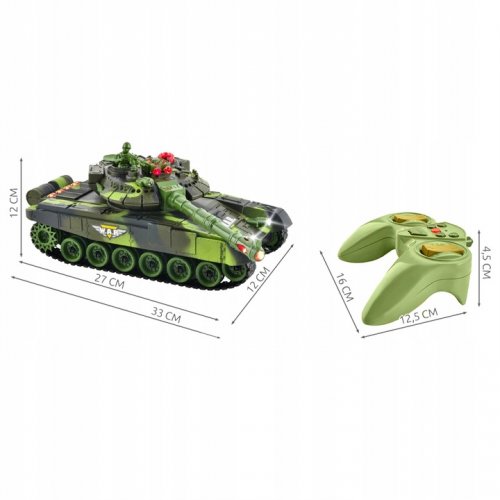 Kruzzel 22390 Vojenský tank 1:14, 2,4 GHz