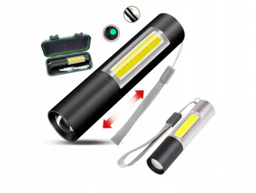 Pronett XJ5050 Nabíjacie svietidlo LED/400mAh čierna