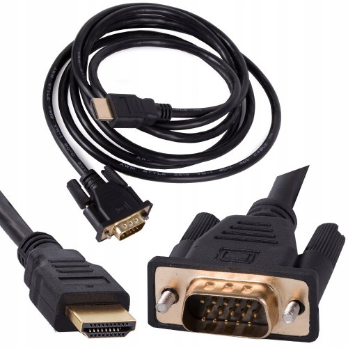 Verk 13145 Kabel VGA-HDMI 2 m 