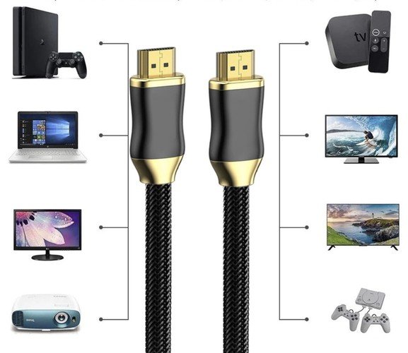 Verk 13146 Kabel HDMI 2.1, 1,5m 8K 60Hz 4K 120Hz 