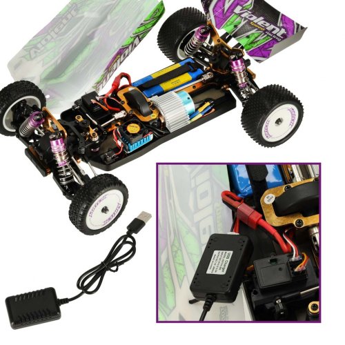 WLtoys RC Speed ​​Racing 1:10, 4WD, 2.4Ghz zelené