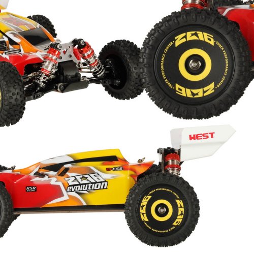 WLtoys RC Speed Racing 1:14, 4WD 2,4 GHz, 75km/h