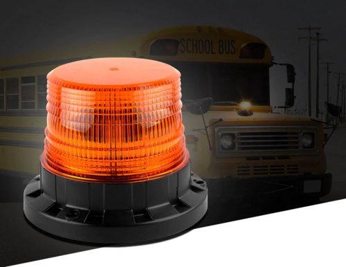 Pronett XJ5154 LED Maják s magnetom 12/24V oranžový