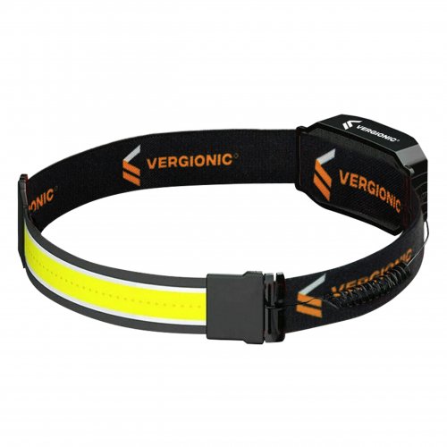 Vergionic 7645 Čelovka LED COB 4 W, IPX3, li-ion 1200mAh, 350lm, 6500K + červená