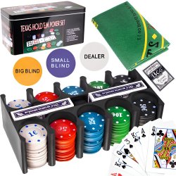 Malatec 23539 Texas Hold'em Poker set