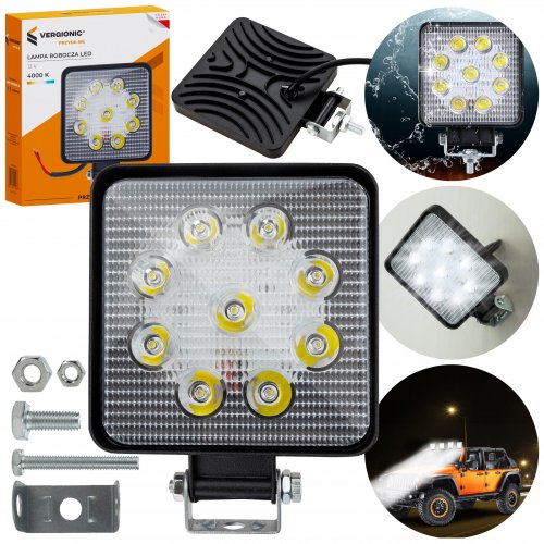 Vergionic 2259 Pracovné osvetlenie 9 LED, 12 V