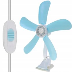 Ruhhy 23564 Lopatkový ventilátor s klipom, 8 W, 40 cm