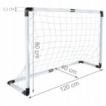 Trizand 23459 Futbalový gól s loptičkou 120 x 40 x 80 cm