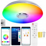 LEDLIGHT 2618 Stropné LED svietidlo RGB 40 W, Bluetooth reproduktor, diaľkové ovládanie