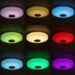 LEDLIGHT 2618 Stropné LED svietidlo RGB 40 W, Bluetooth reproduktor, diaľkové ovládanie