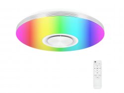 LEDLIGHT 2618 Stropní LED svítidlo RGB 40 W, Bluetooth reproduktor, dálkové ovládání