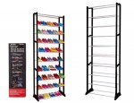 Verk Skládací botník Amazing Shoe Rack 30 párů černá