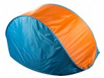 Verk 14524 Samorozkládací stan UV plážový 200 x 120 x 110 cm modro-oranžový