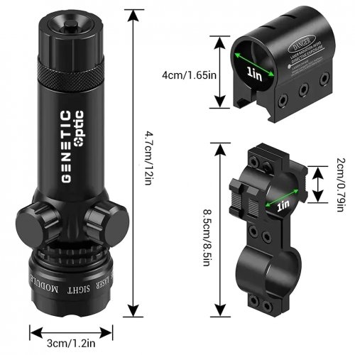 Genetic 2834 Laserový zaměřovač 11 mm