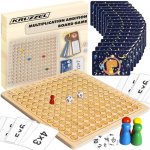 Kruzzel 24639 Drevená montessori výučba násobilky 12x12