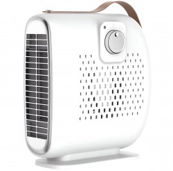 APT DA313 Teplovzdušný ventilátor 500 W bílý