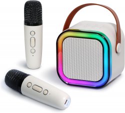 AFF 4270 Karaoke Bluetooth reproduktor 10 W, 2x bezdrôtový mikrofón