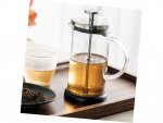 GGV Konvice na kávu, French press, čaj 800 ml sklo + nerez