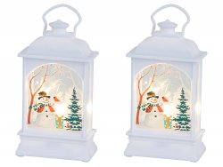 Verk 26289 Vianočná dekoračná LED Lampáš 14 cm, 2 ks