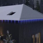 Gordon G367 Vánoční dekorativní osvětlení rampouchy, 40 LED, modrá + ovladač 