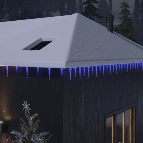 Gordon G367 Vánoční dekorativní osvětlení rampouchy, 40 LED, modrá + ovladač 