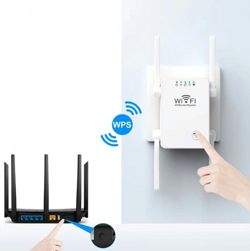 APT AK341 Zesilovač signálu Wi-Fi, WLAN Repeater 2,4GH