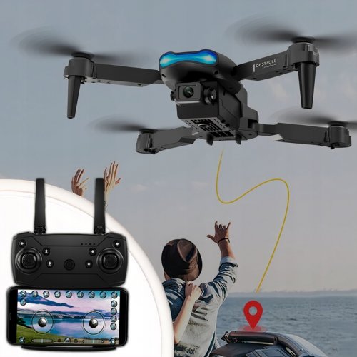 AFF 4347 Dron E99, 4K, ZOOM 50 x, 3,7 V 1800mAh, 500 m