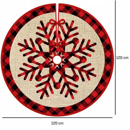 Verk 26188 Deka pod vánoční stromeček 120 cm, sněhulák, vz.4