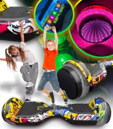 Gordon G733 Hoverboard, Bluetooth, 100 kg, 250 W, Camouflage Powder