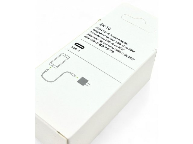 GGV ZK-10 Nabíjací adaptér USB C, 25 W, biela